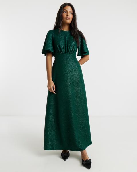 Twisted Wunder Meryl Foil Maxi Dress