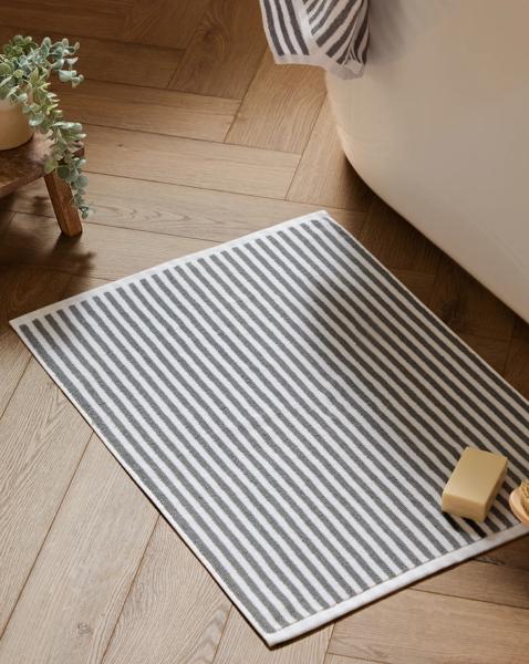 Yard Hebden Stripe Cotton Bathmat