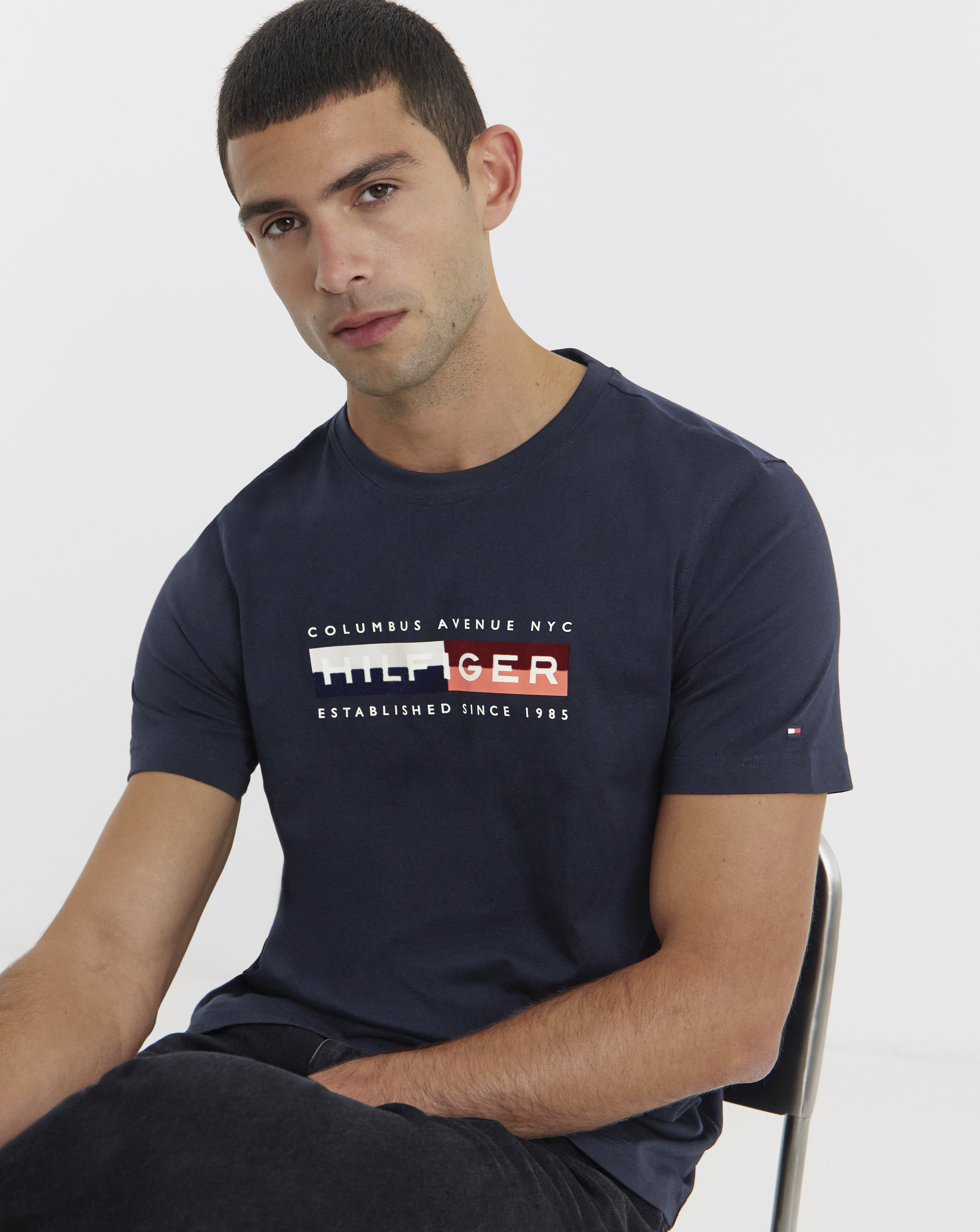 Tommy Hilfiger Block T-Shirt - Navy