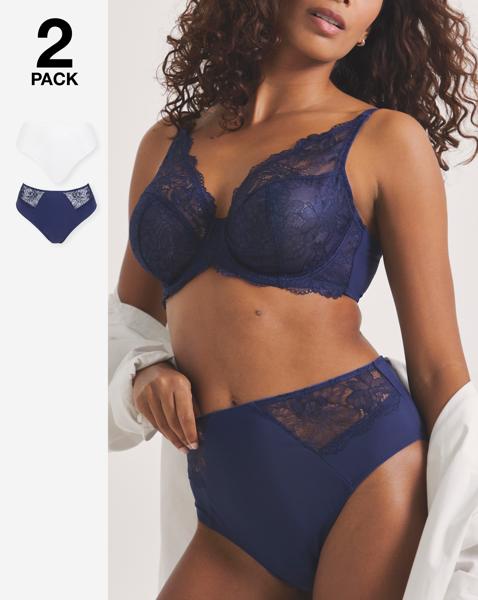 2 Pack Ella Full Knickers
