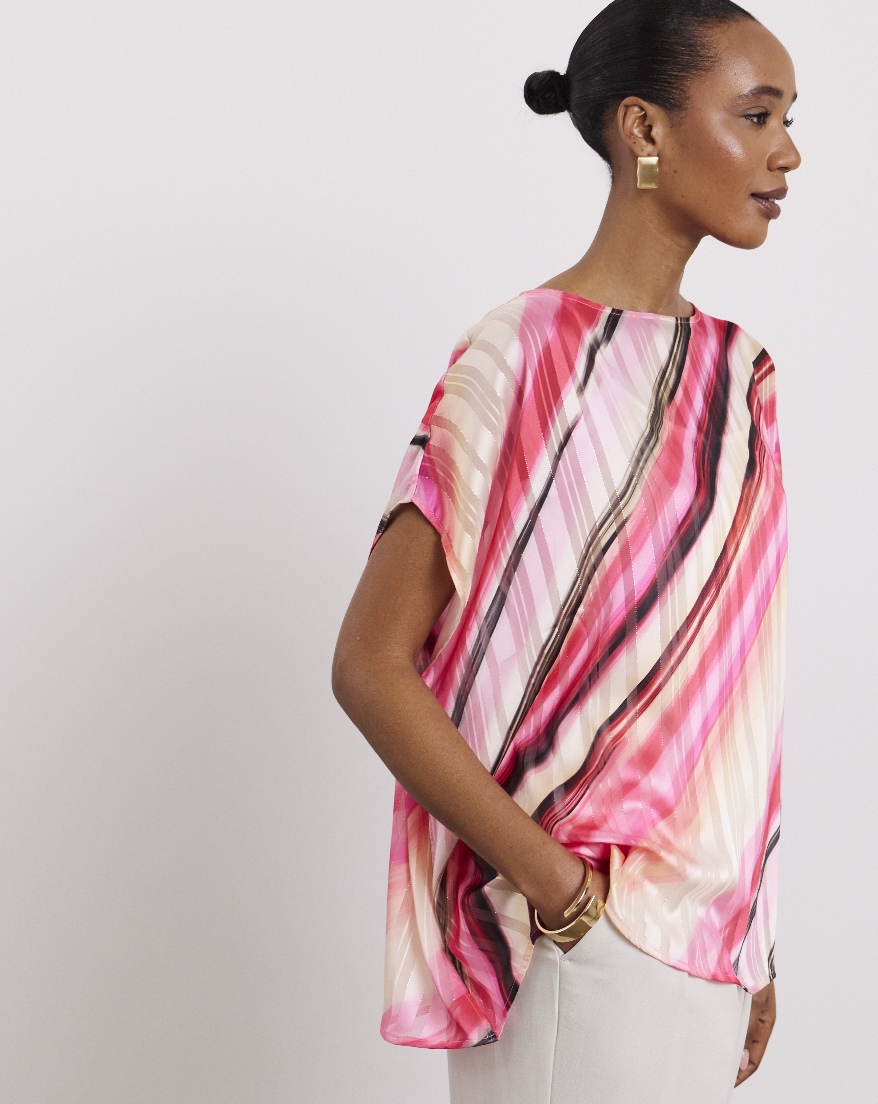 New In - Joanna Hope Asymmetric Blouse