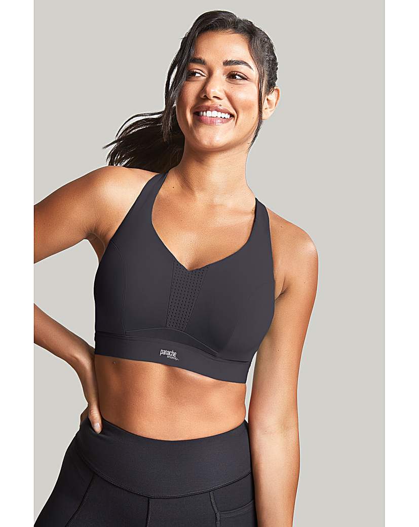 Panache Black Endurance Wired Sport Bra - 40Gg