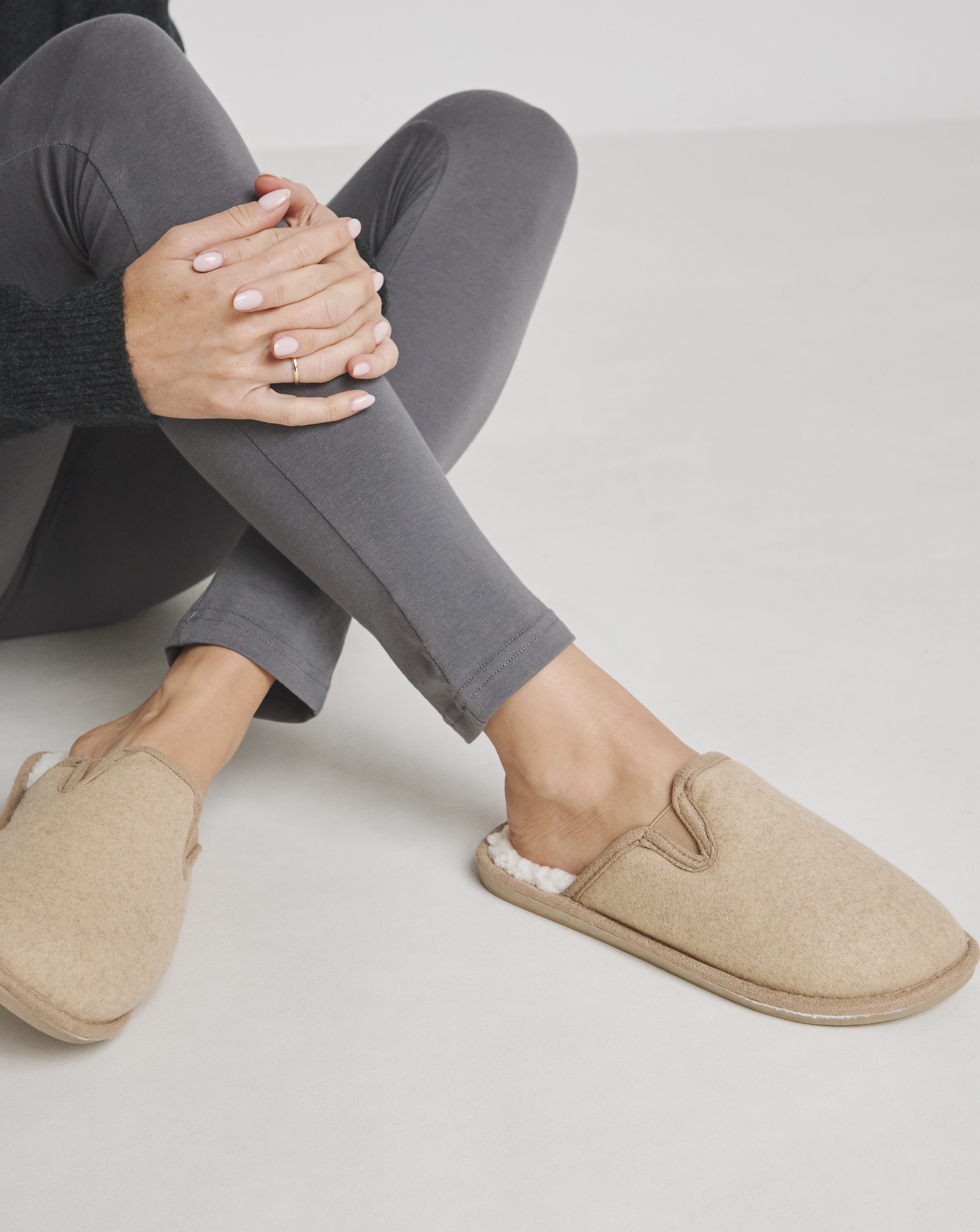 Open Toe Mule Ex Wide Fit