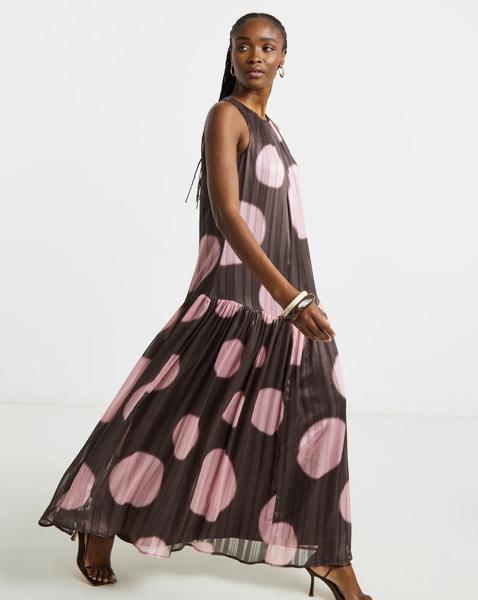 Joanna Hope Printed Halter Neck Dress