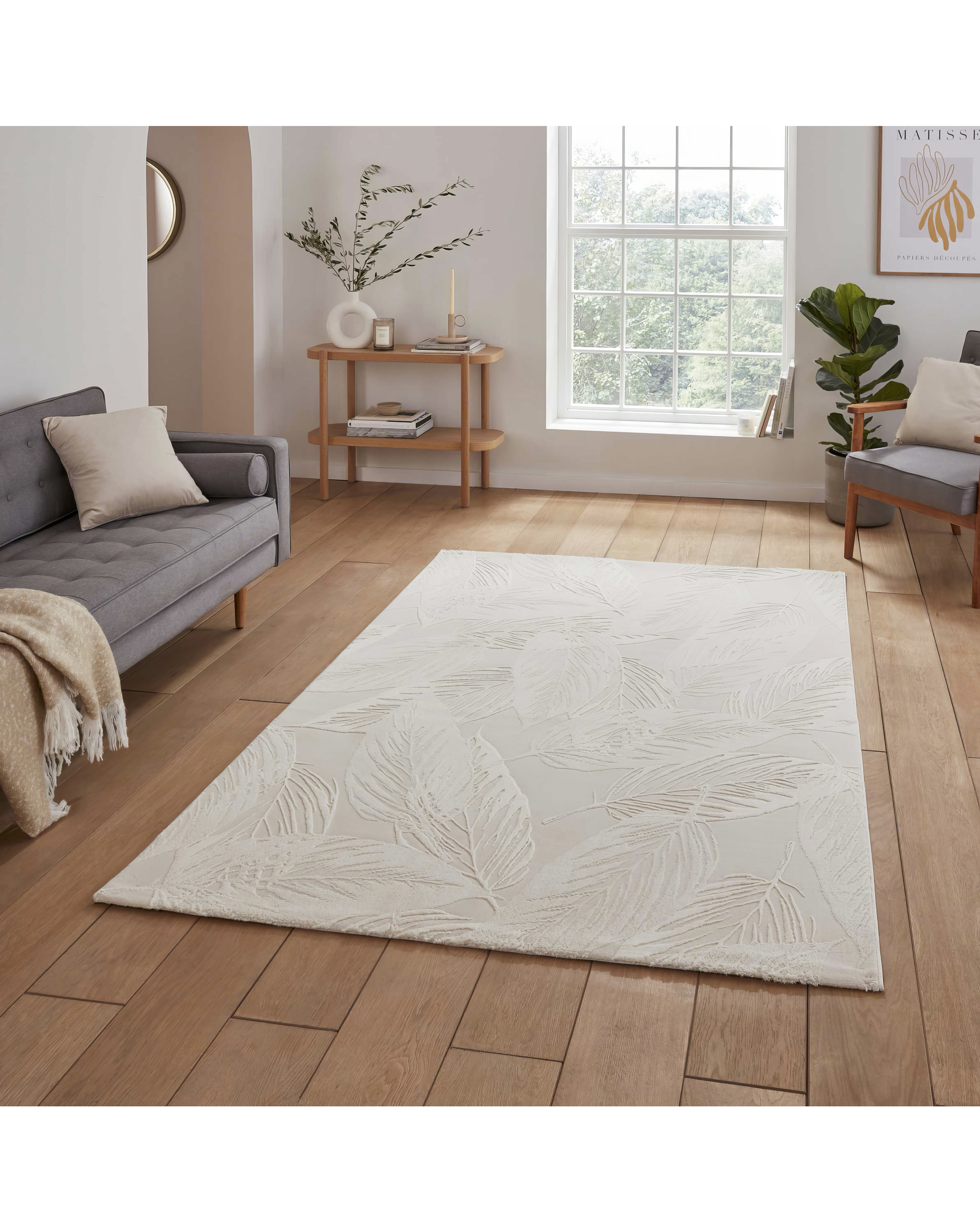 Think Rugs Flores Botanical Rug