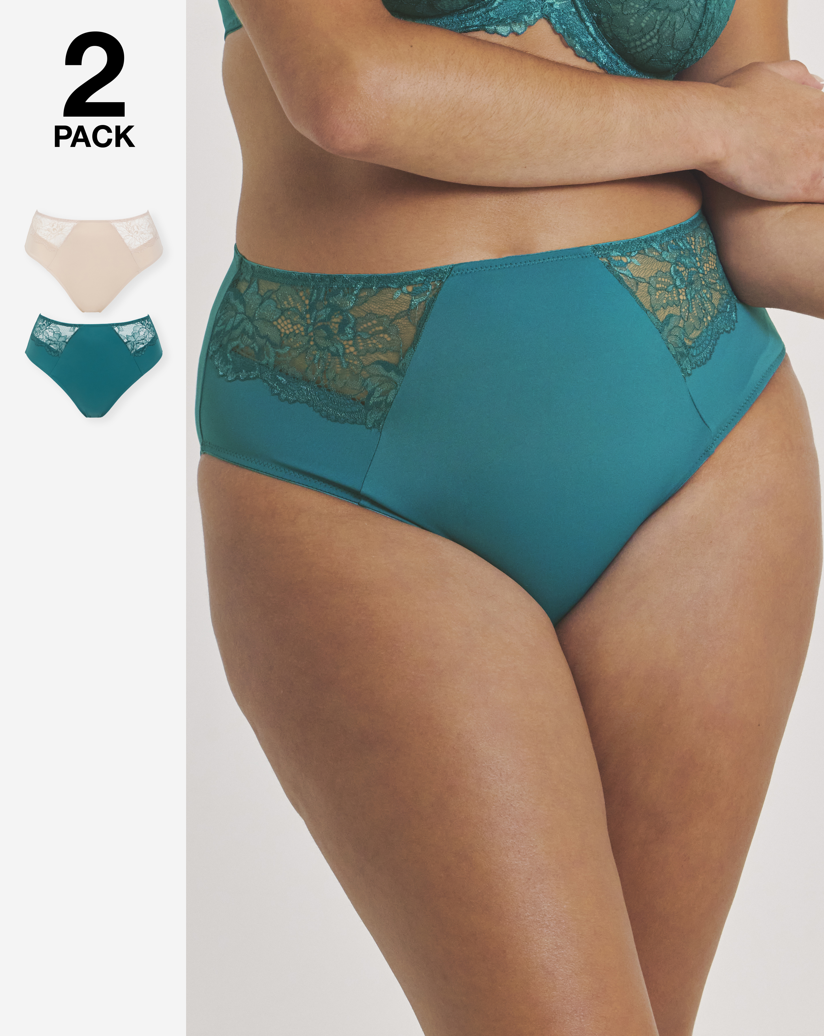 2 Pack Ella Full Knickers