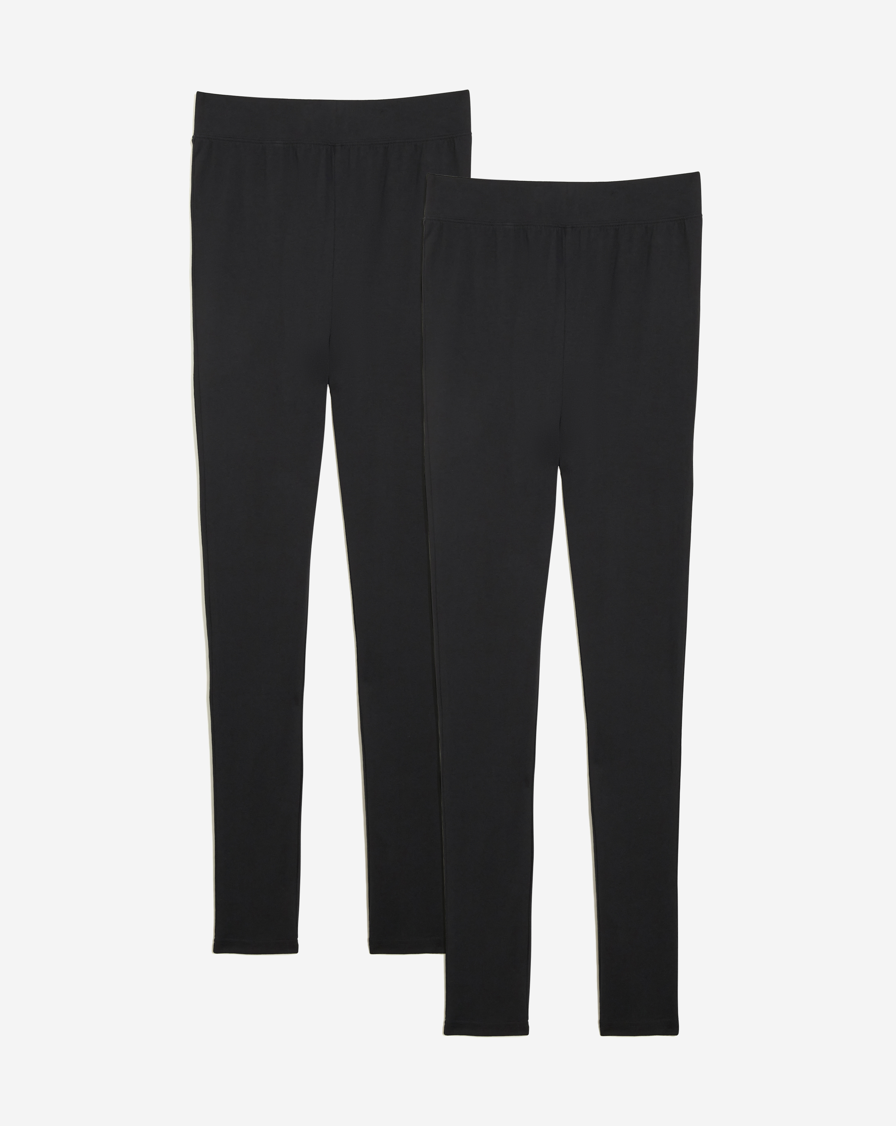 Cotton Rich 2 Pack Full Length Leggings