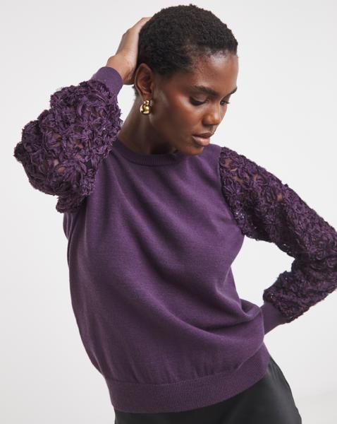 ORGANZA SLEEVE JUMPER