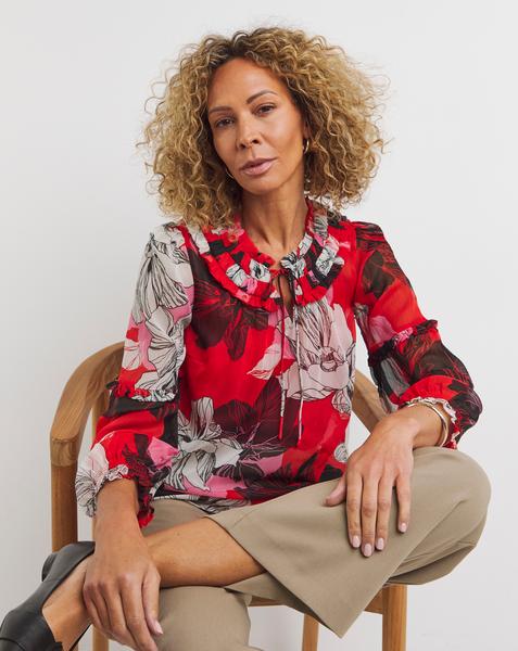 Pleated Collar Blouse