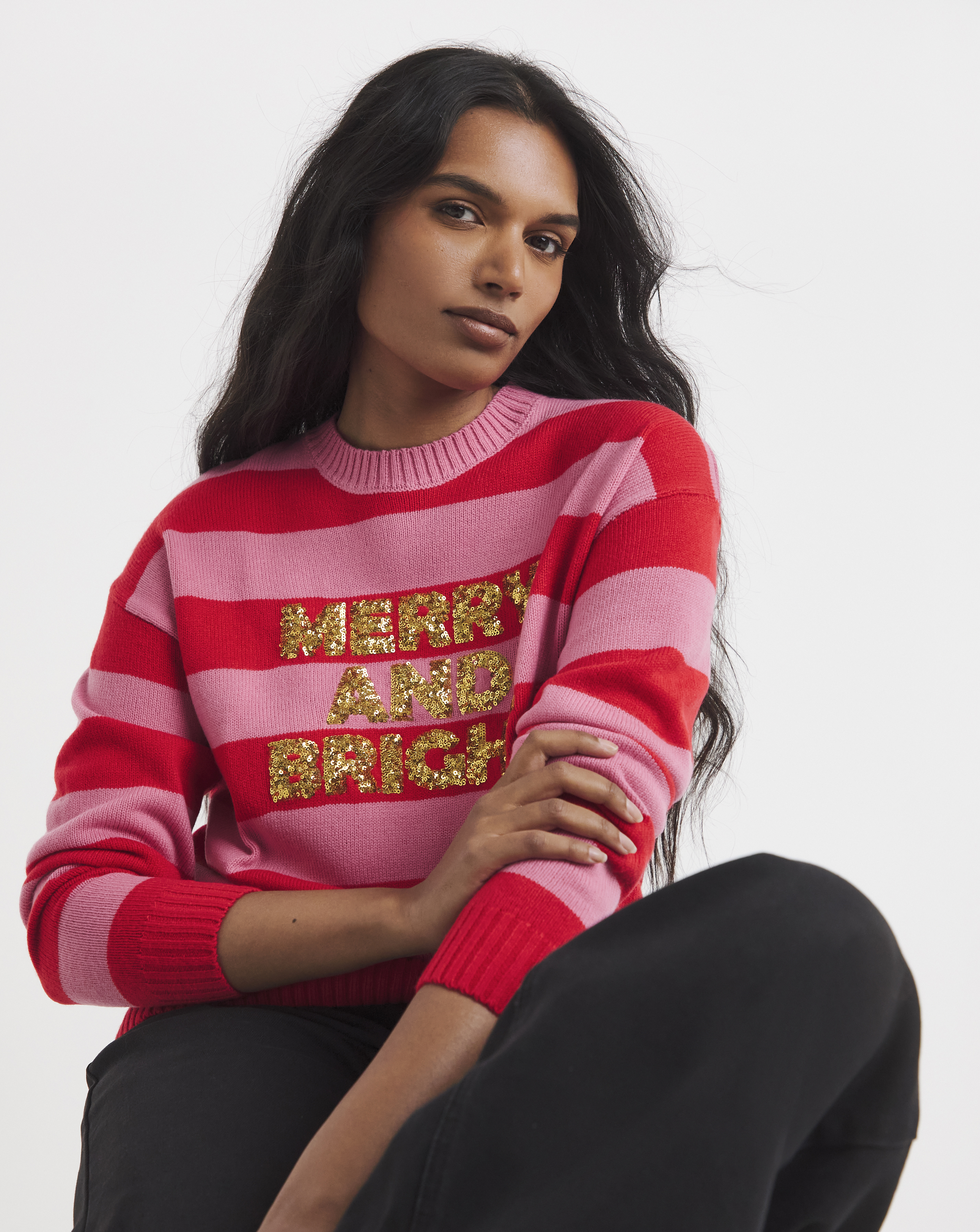Merry and Bright Christmas Jumper