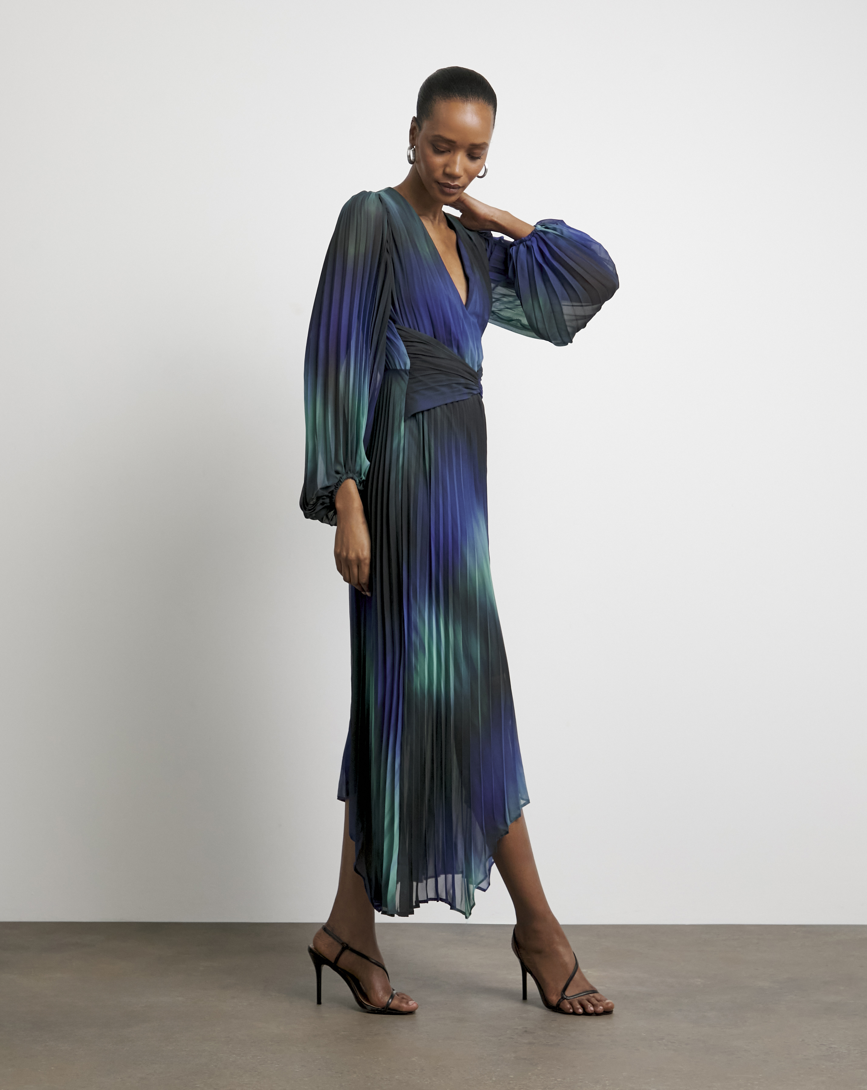 Asymmetrical Pleated Dresses | Ambrose Wilson