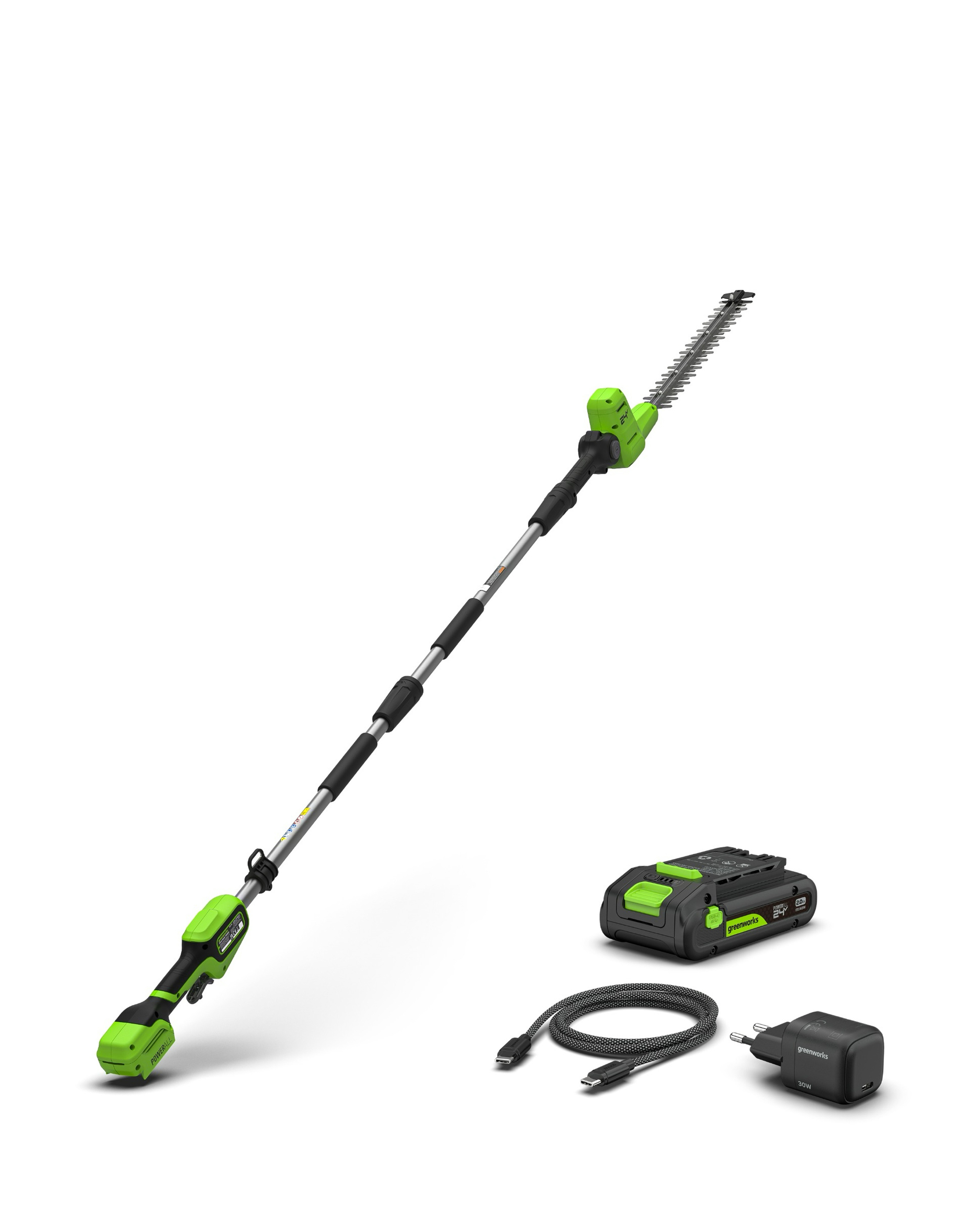 Greenworks Cordless Pole Hedge Trimmer