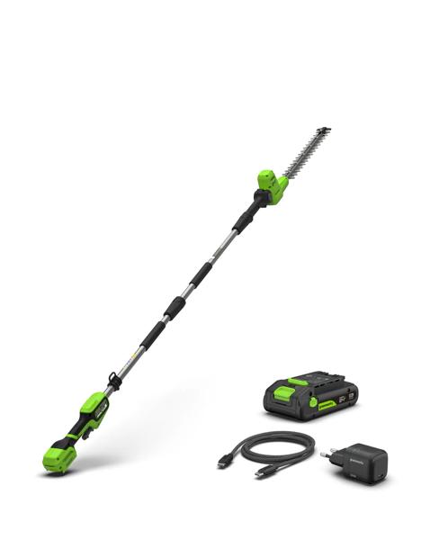 Greenworks Cordless Pole Hedge Trimmer