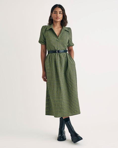 Nobody's Child Hebe Check Midaxi Dress