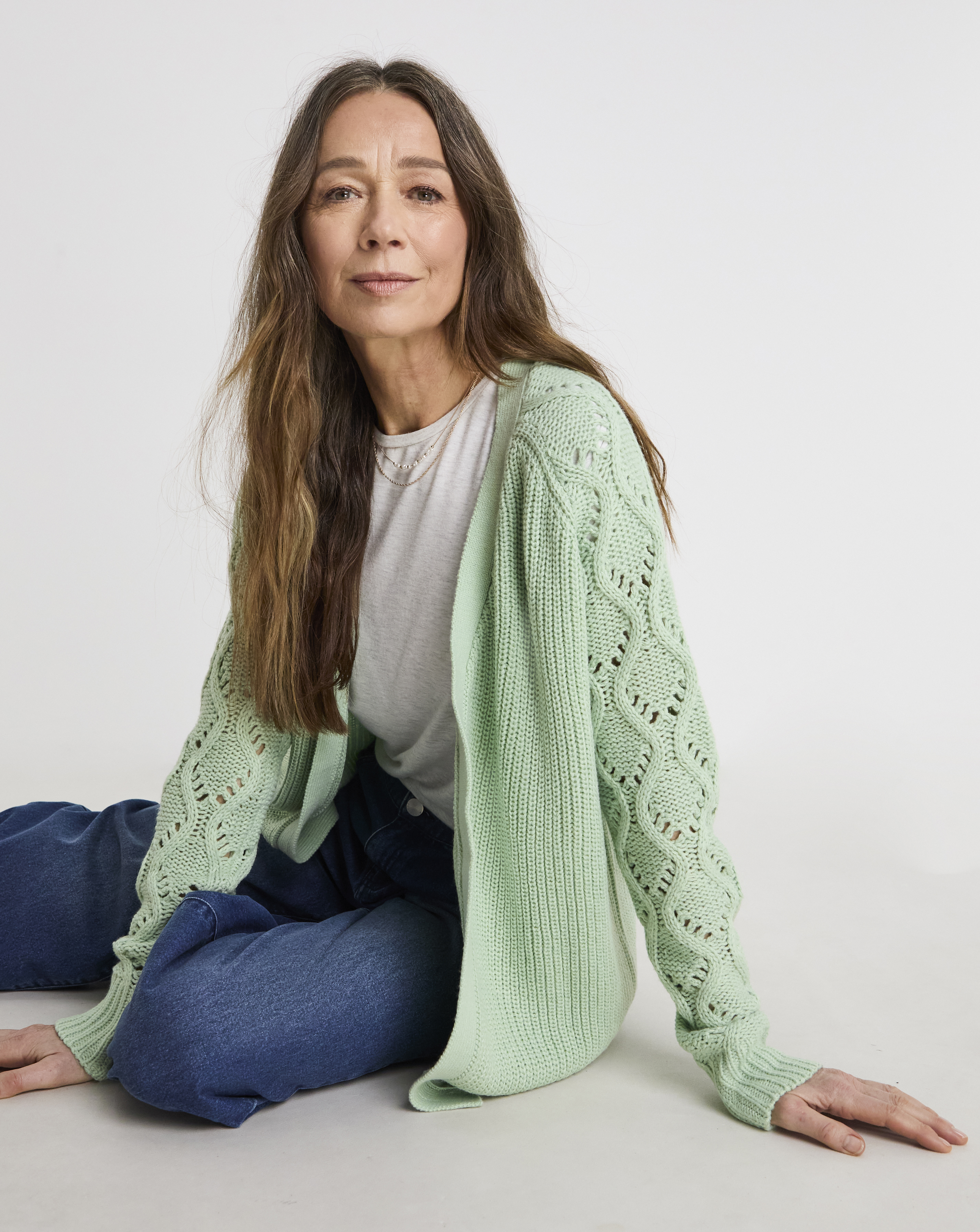 EDGE TO STITCH SLEEVE CARDIGAN