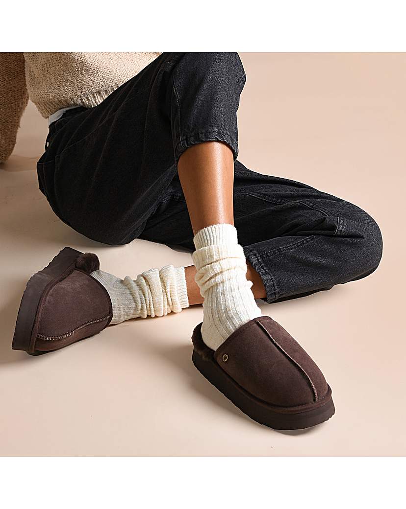 Just Sheepskin Ladies Mabel Mule Slipper
