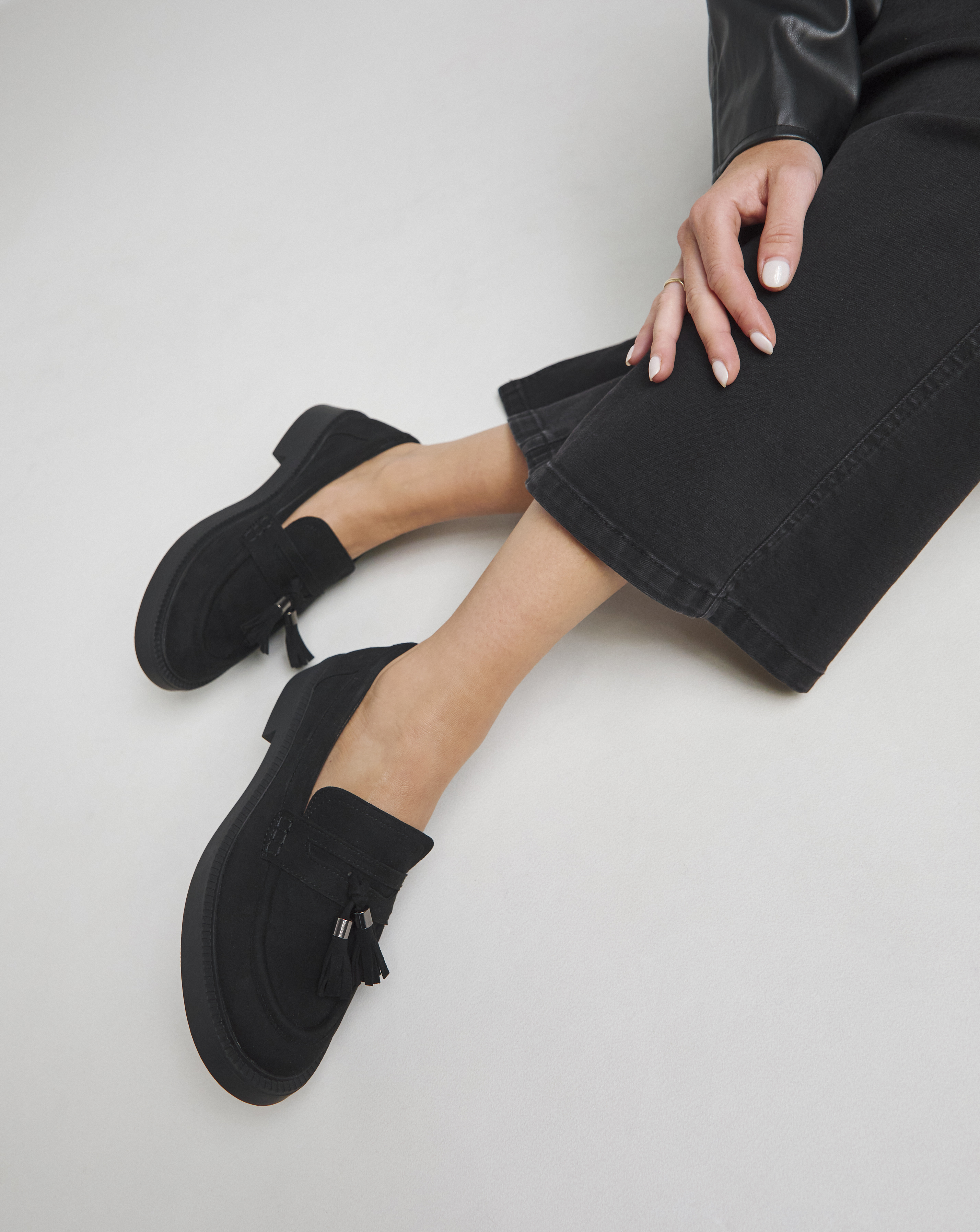 Tassel Chunky Loafer Wide