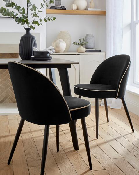 JH Camille Pair of Dining Chairs