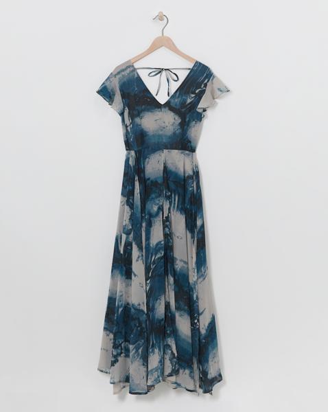 Religion Destiny Angel Sleeve Maxi Dress