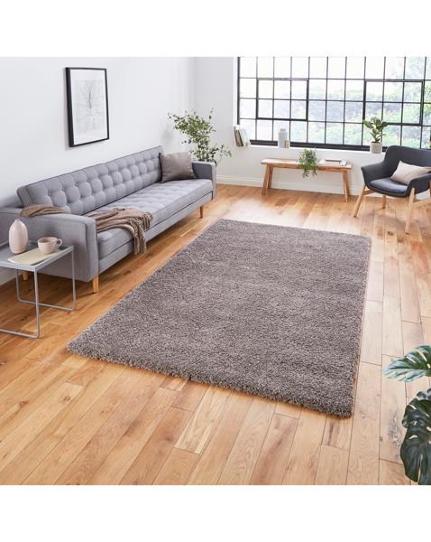 Think Rugs Sierra Plain Shaggy Rug