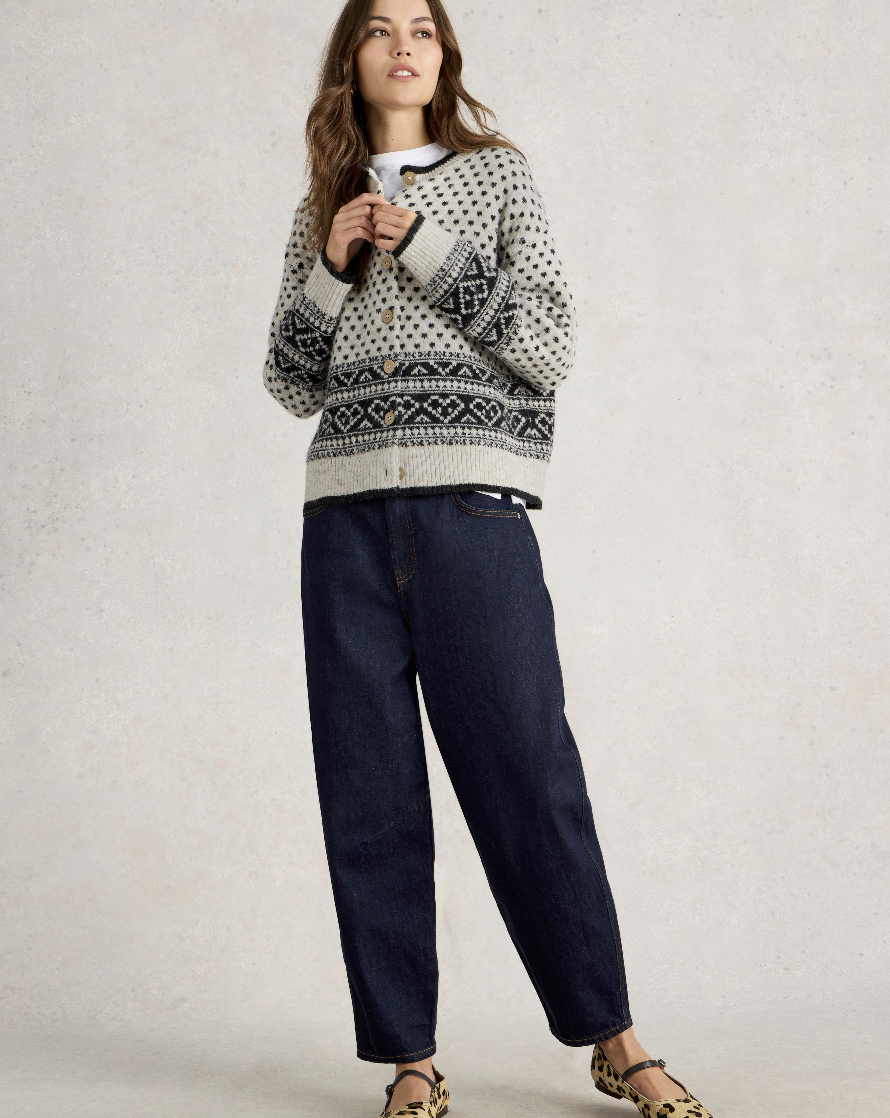White Stuff Holly Heart Cardigan