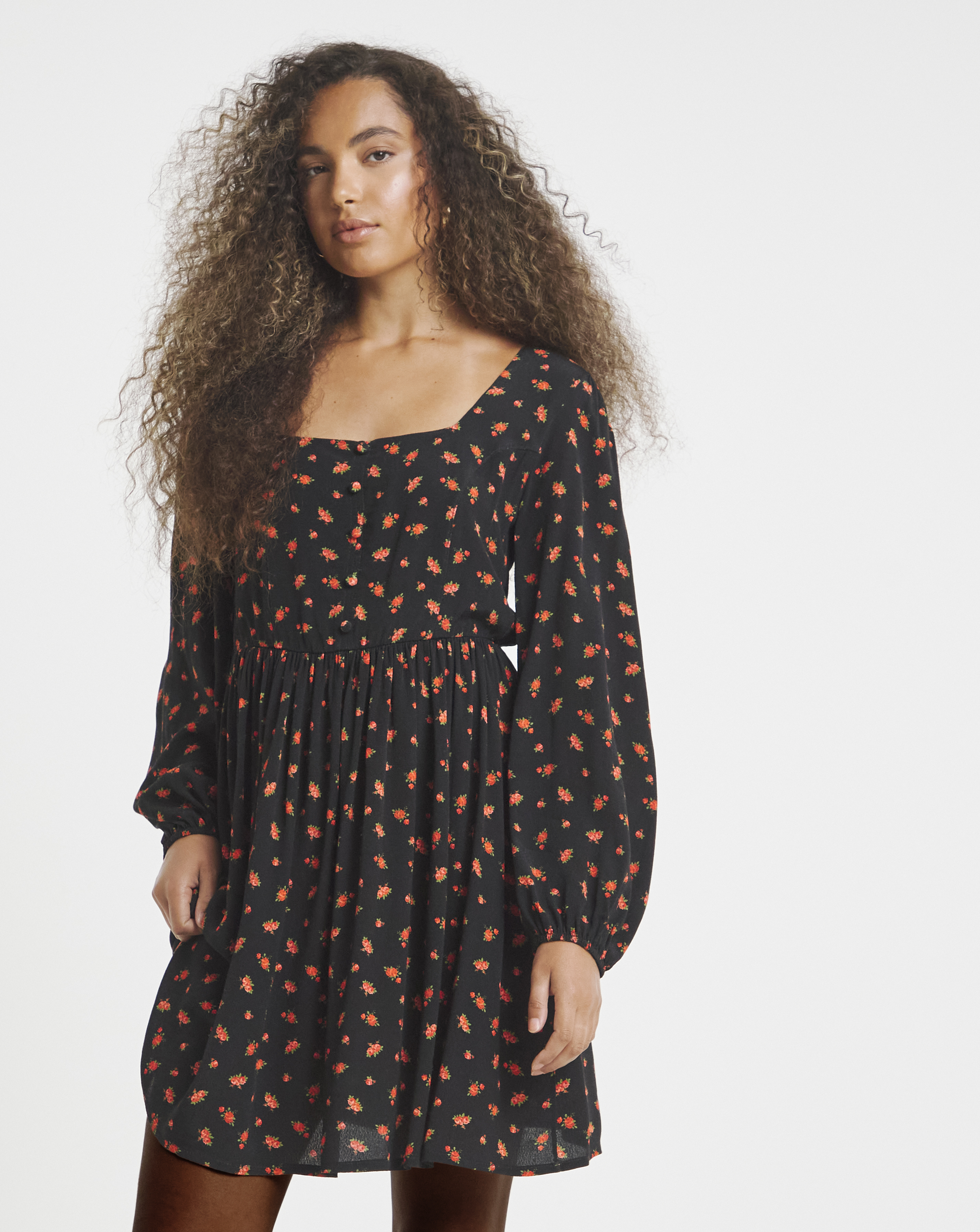 Waist Detail Skater Dress