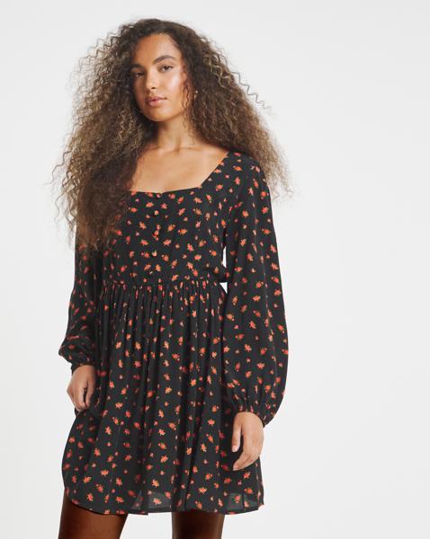 Waist Detail Skater Dress