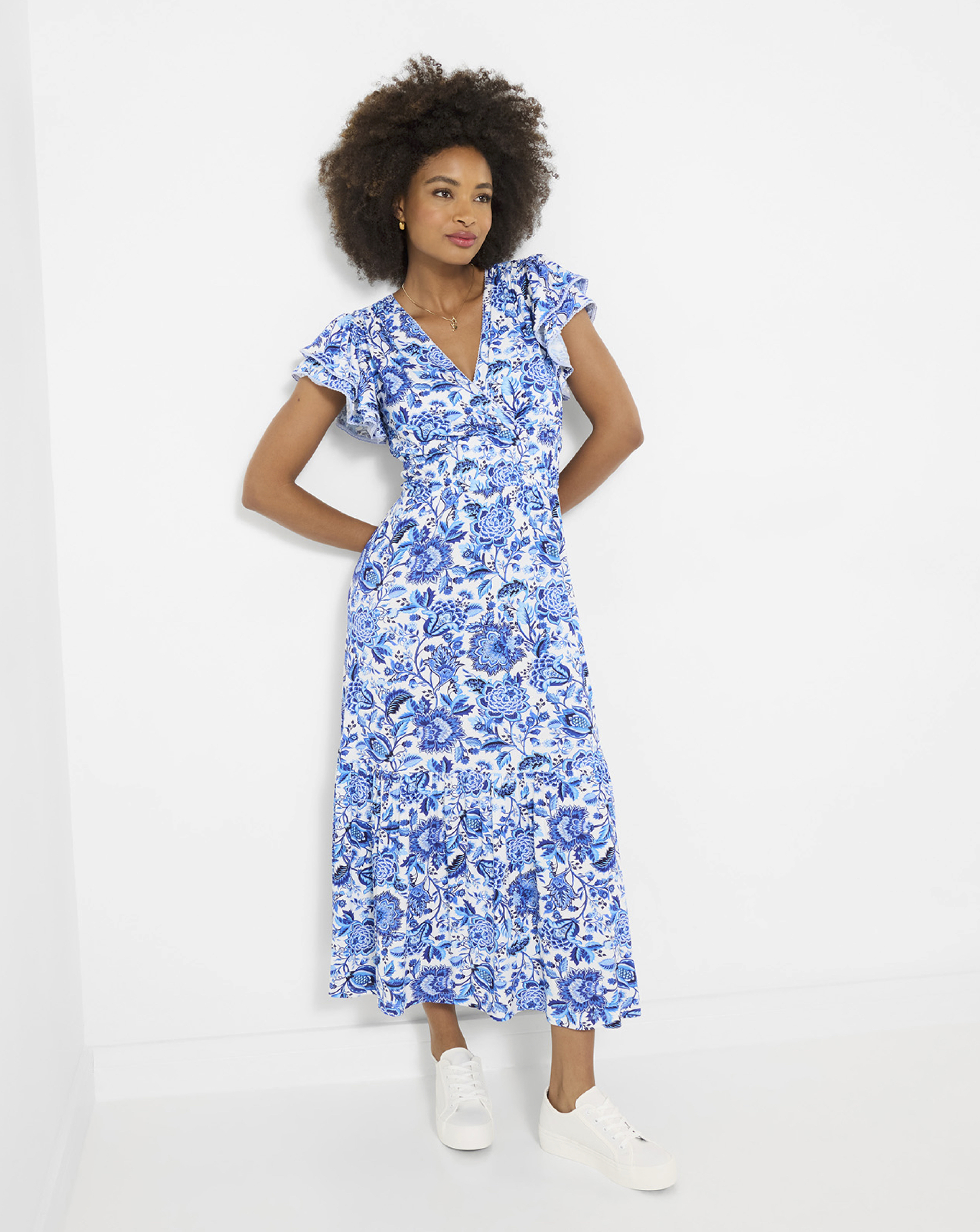 Joe Browns Santorini Floral Jersey Dress