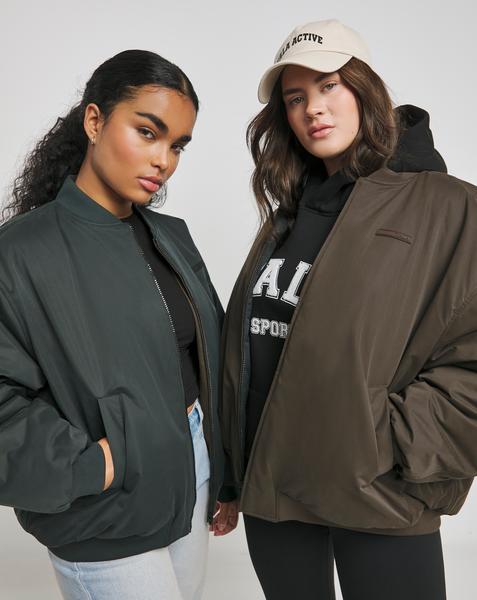 TALA Black Brown Bomber Jacket