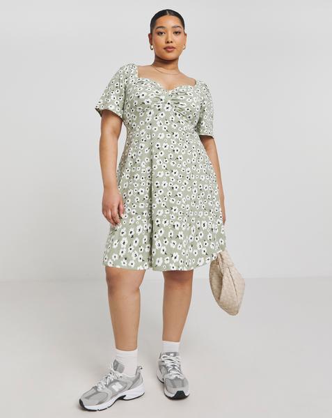 Simply Be Supersoft Jersey Knot Front Skater Dress