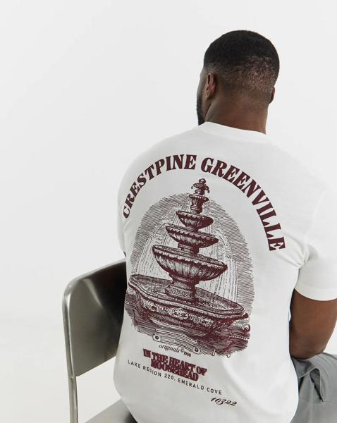 Jack & Jones Greenville Fountain T-Shirt