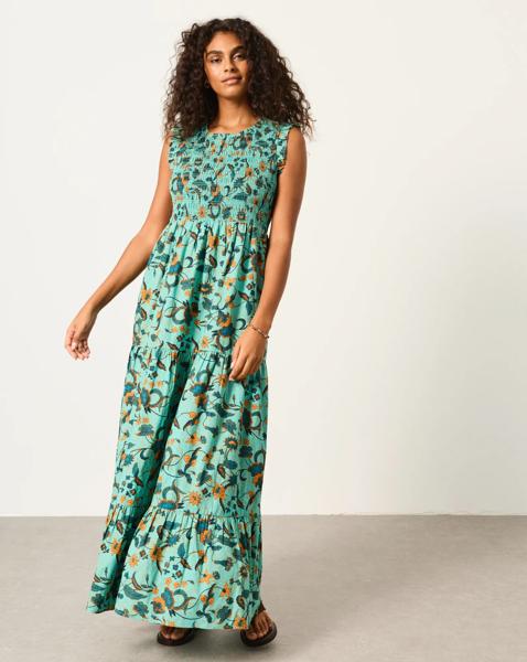 FatFace Anais Batik Maxi Dress