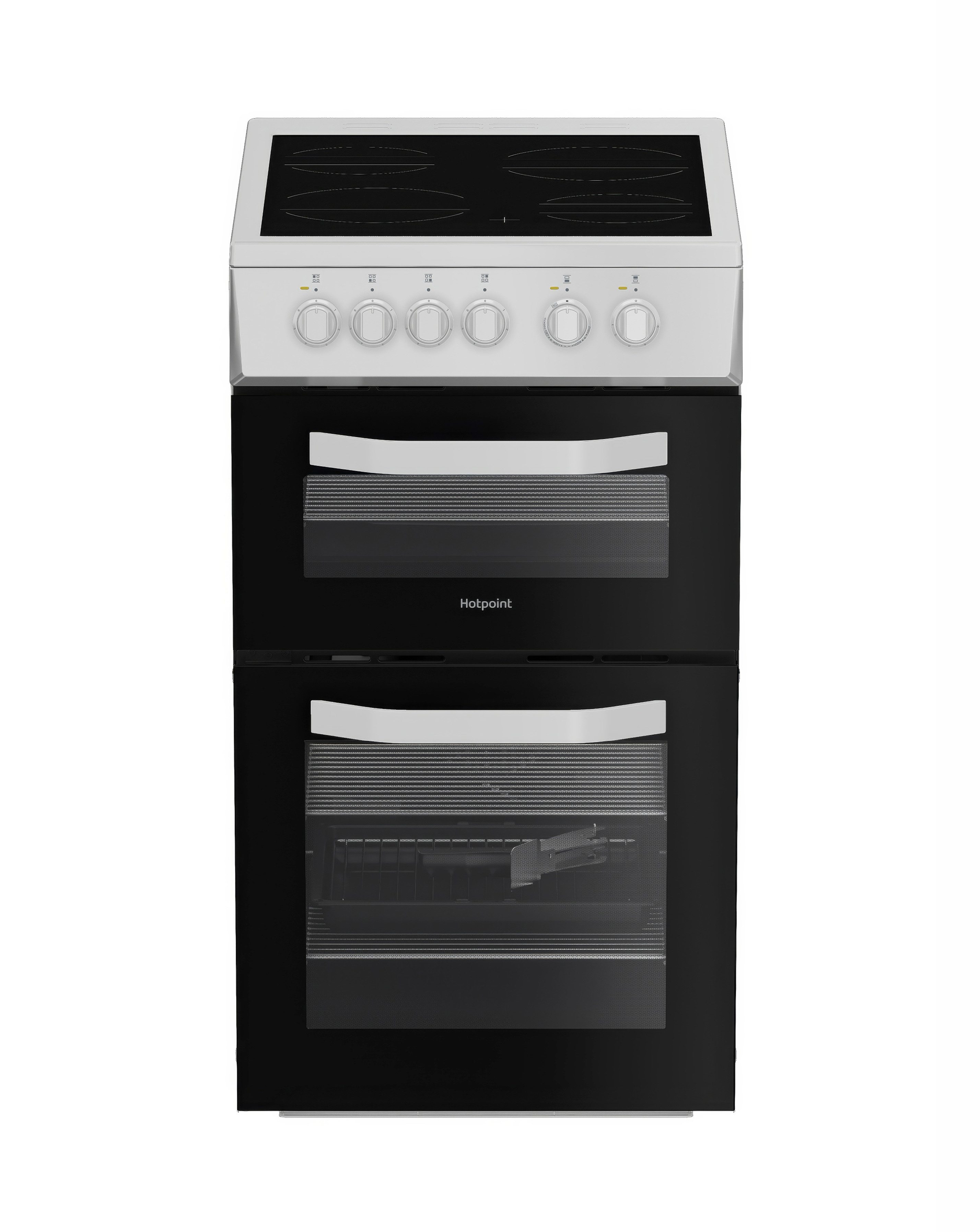 Hotpoint HTE5VCW Ceramic Hob Cooker