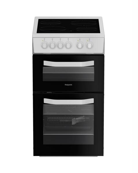 Hotpoint HTE5VCW Ceramic Hob Cooker