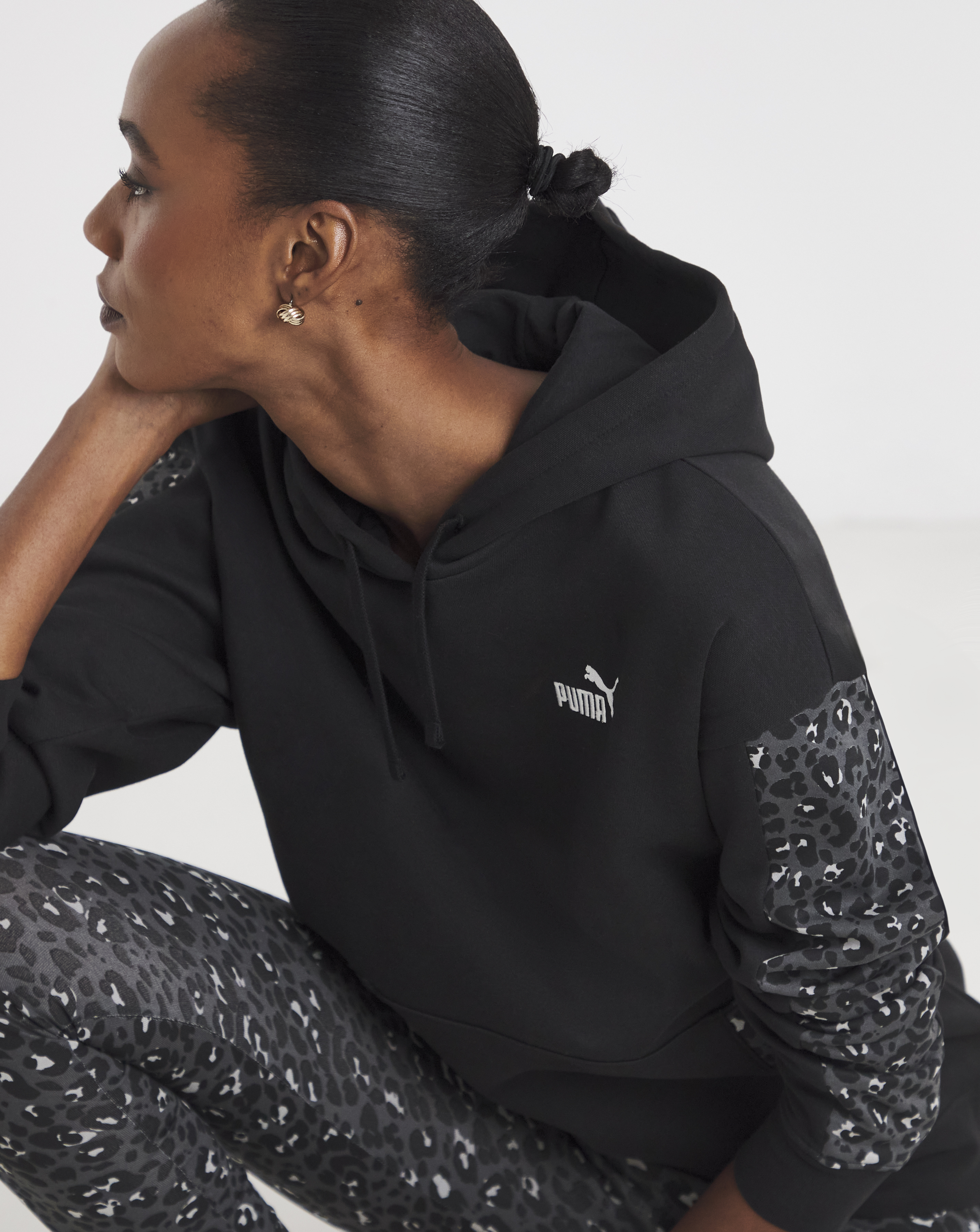 PUMA Essential Animal Print Hoodie