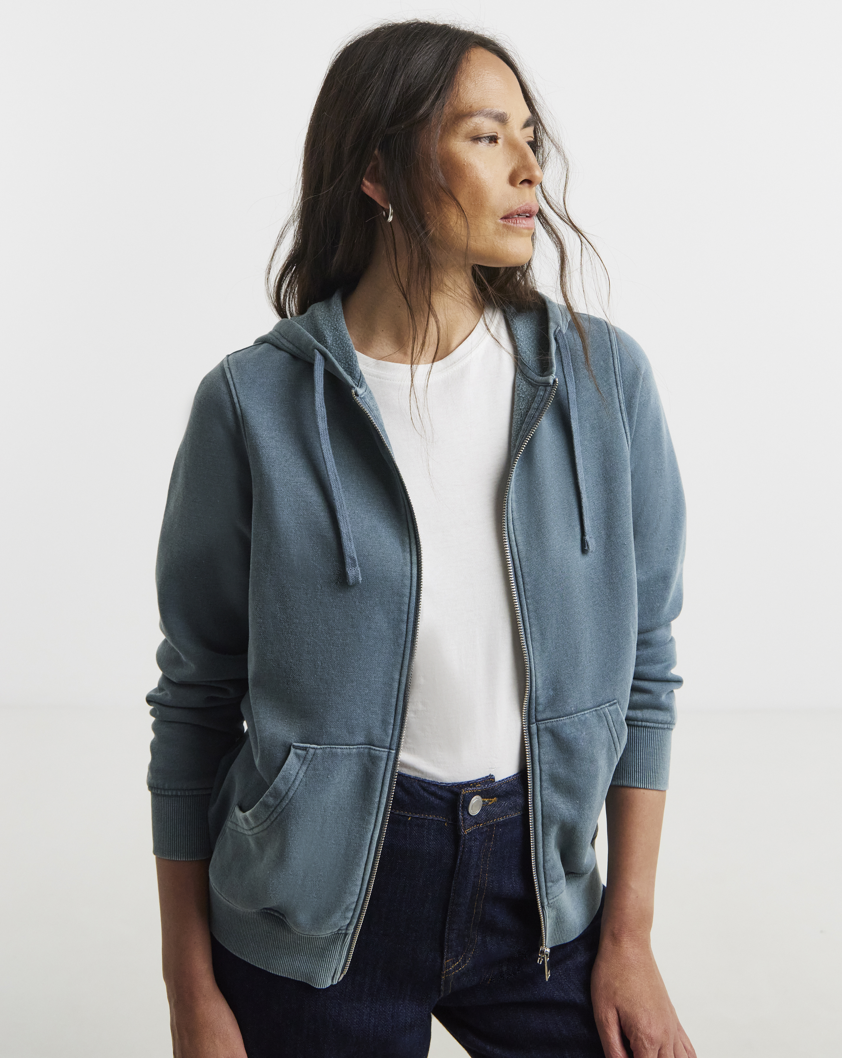 Zip Through Hoodie