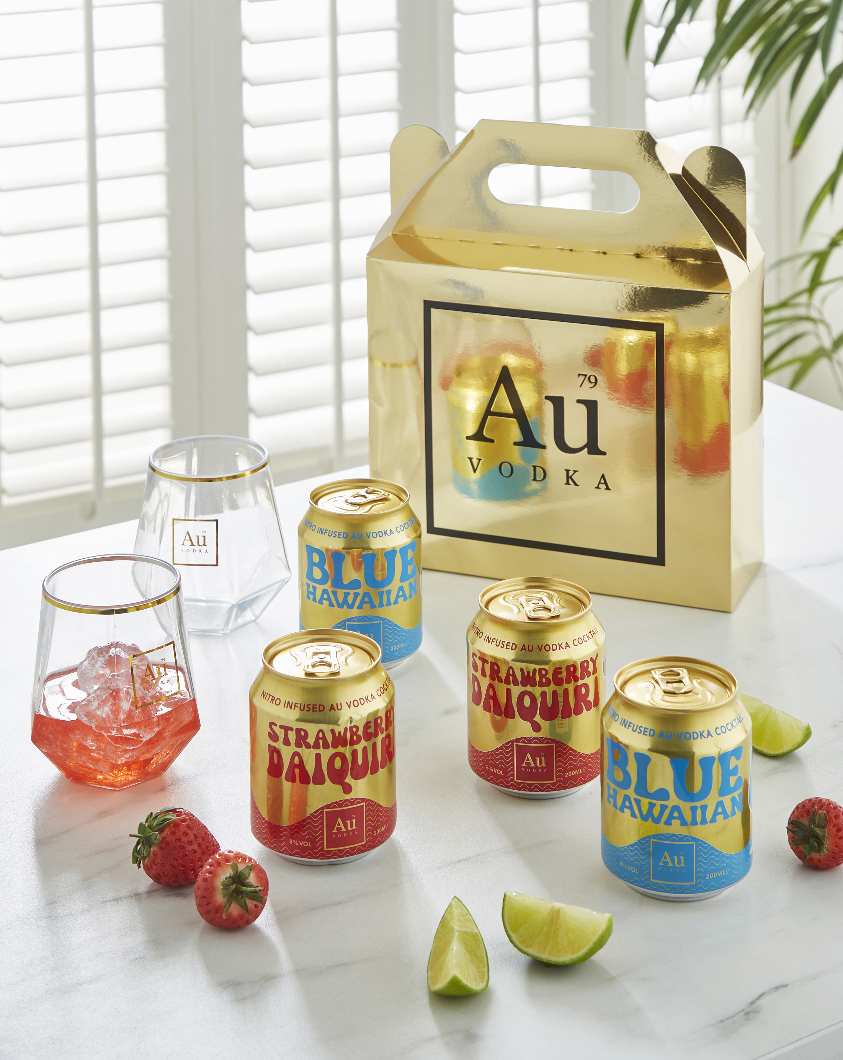 Au Vodka Cocktail Collection Gift Set