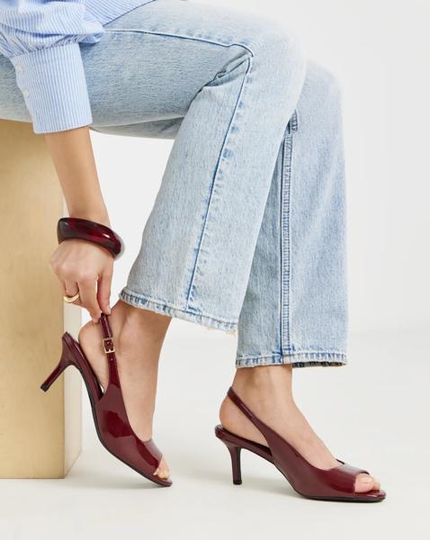 Peep Toe Heels Extra Wide Fit