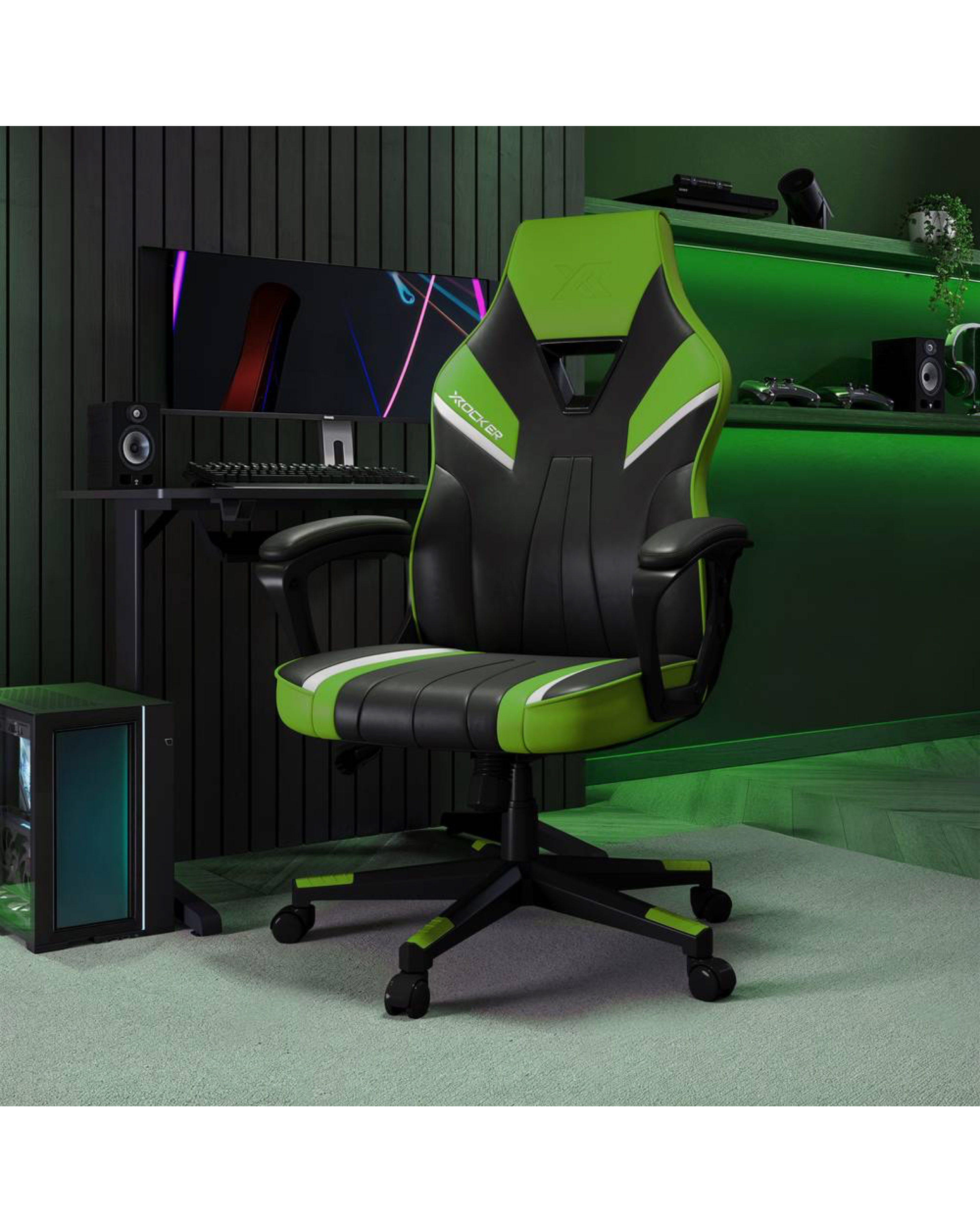 X Rocker Tempest Green