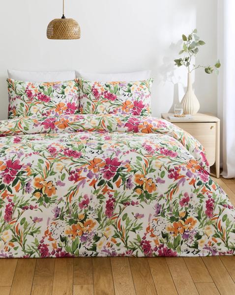 Gigi Floral Cotton Blend Duvet Cover Set