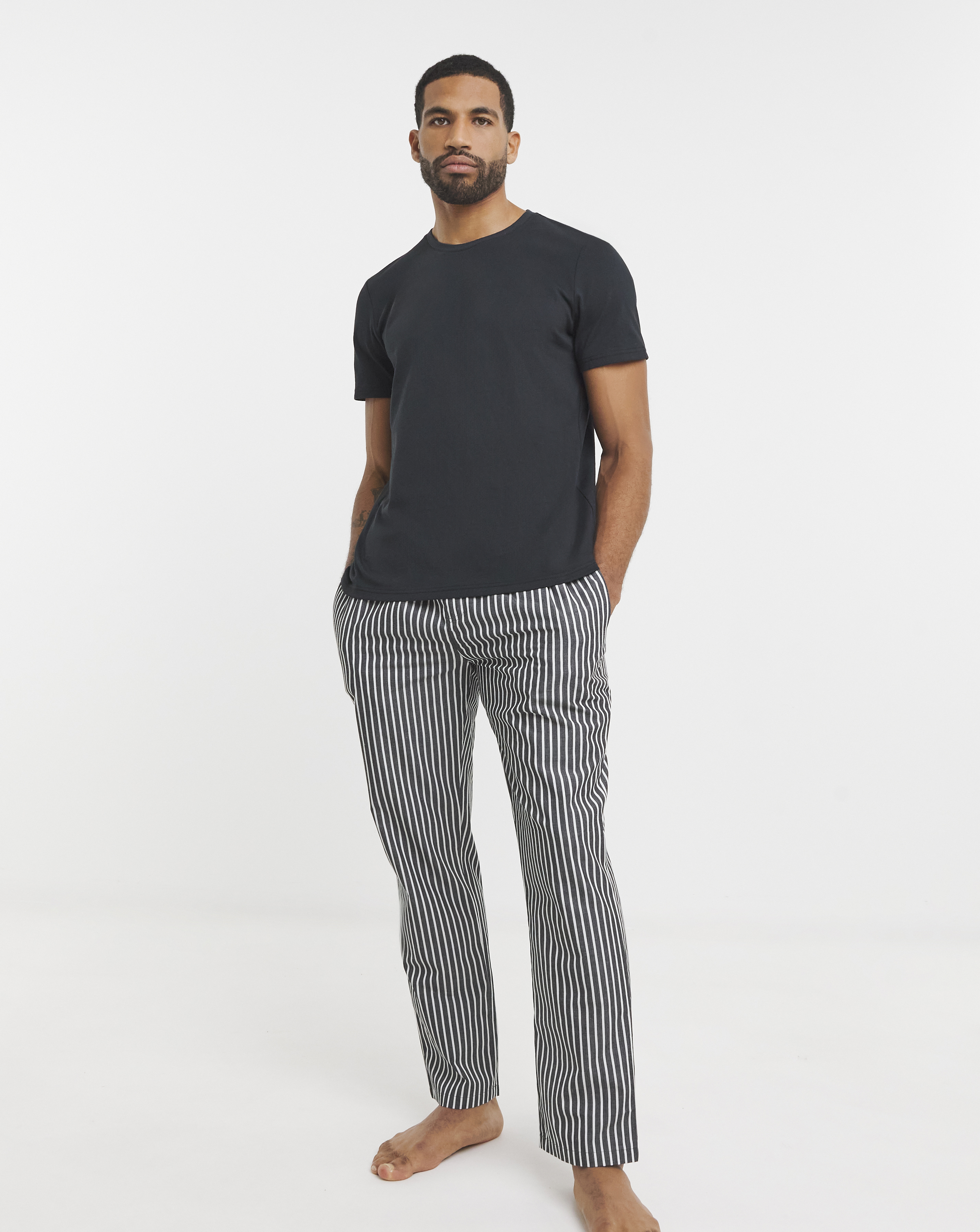Woven Bottom Pyjama Set