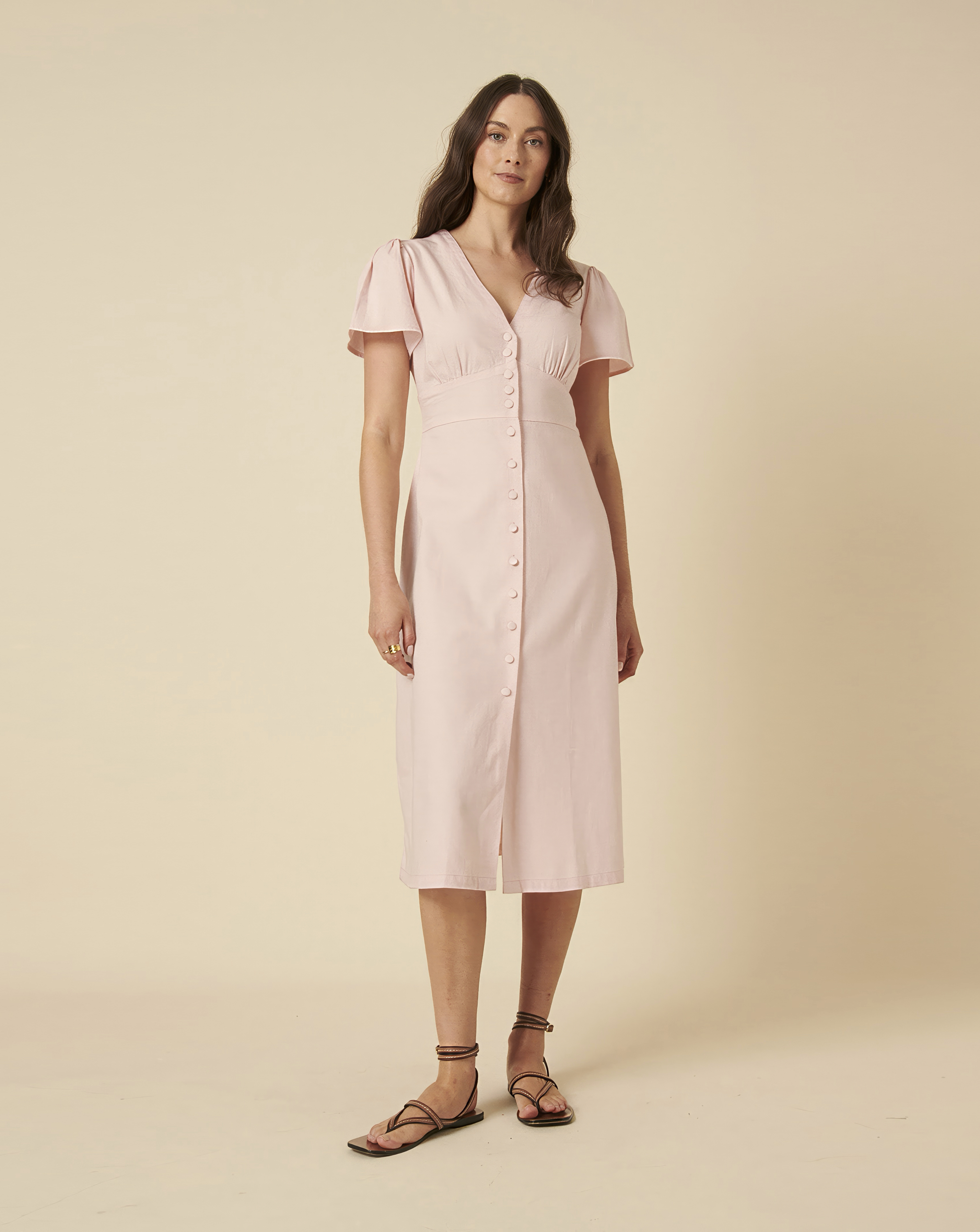Nobody's Child Denim Midi Dress