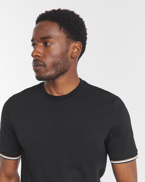 BOSS Contrast Cuff Short Sleeve T-Shirt