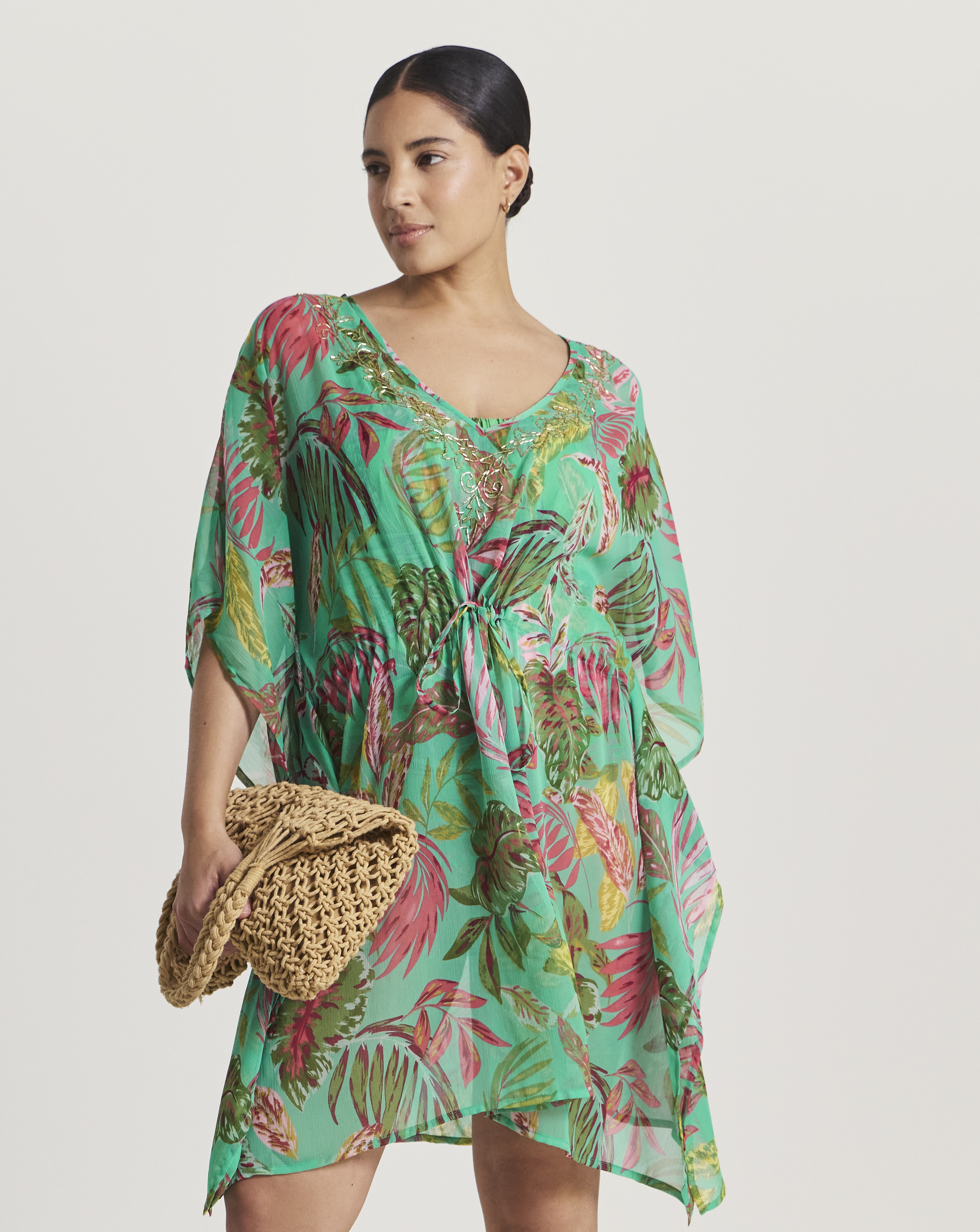 Magisculpt Embellished Kaftan