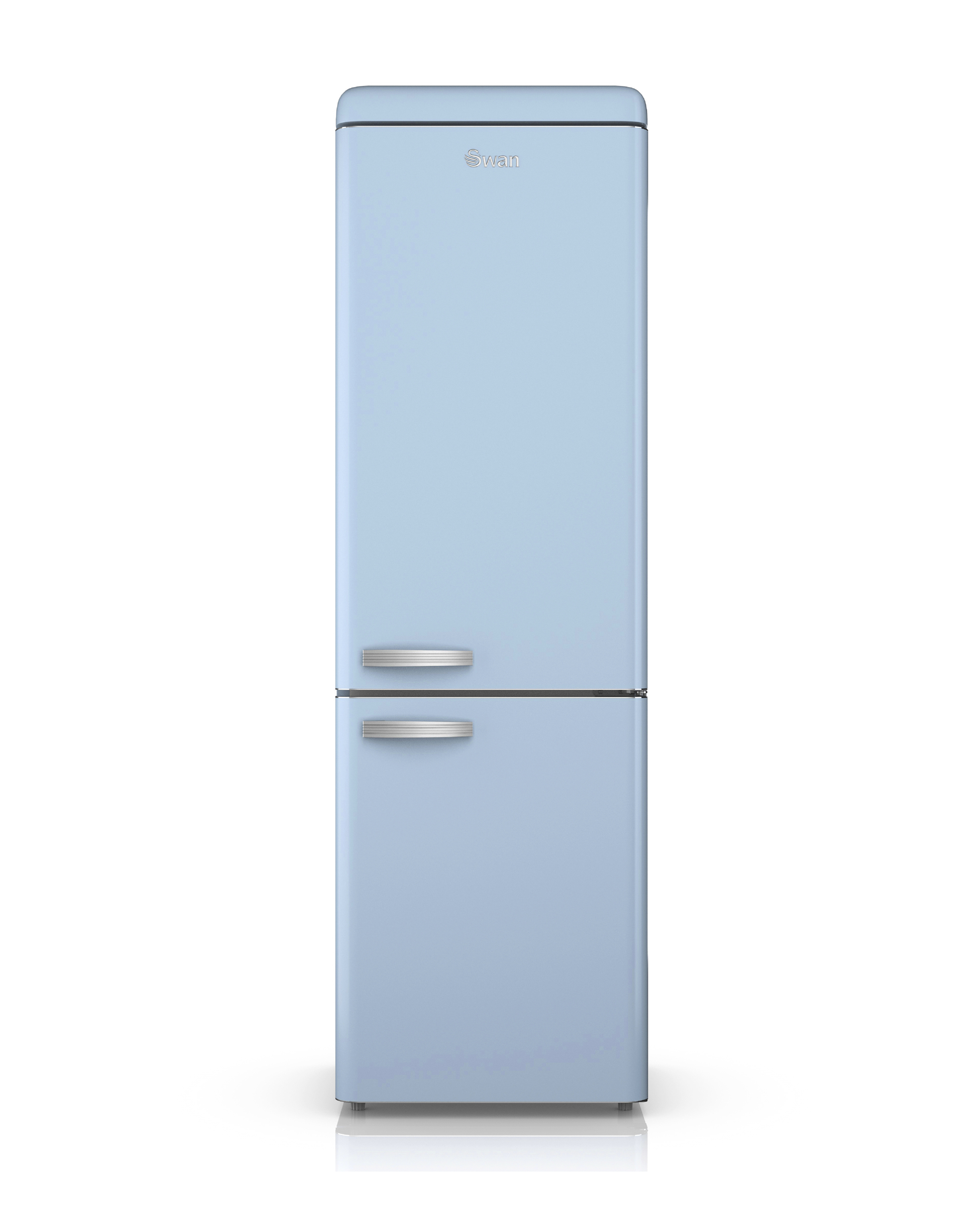 Swan SR11020BLNE Retro Fridge Freezer - Blue - 304L Capacity - Image 3