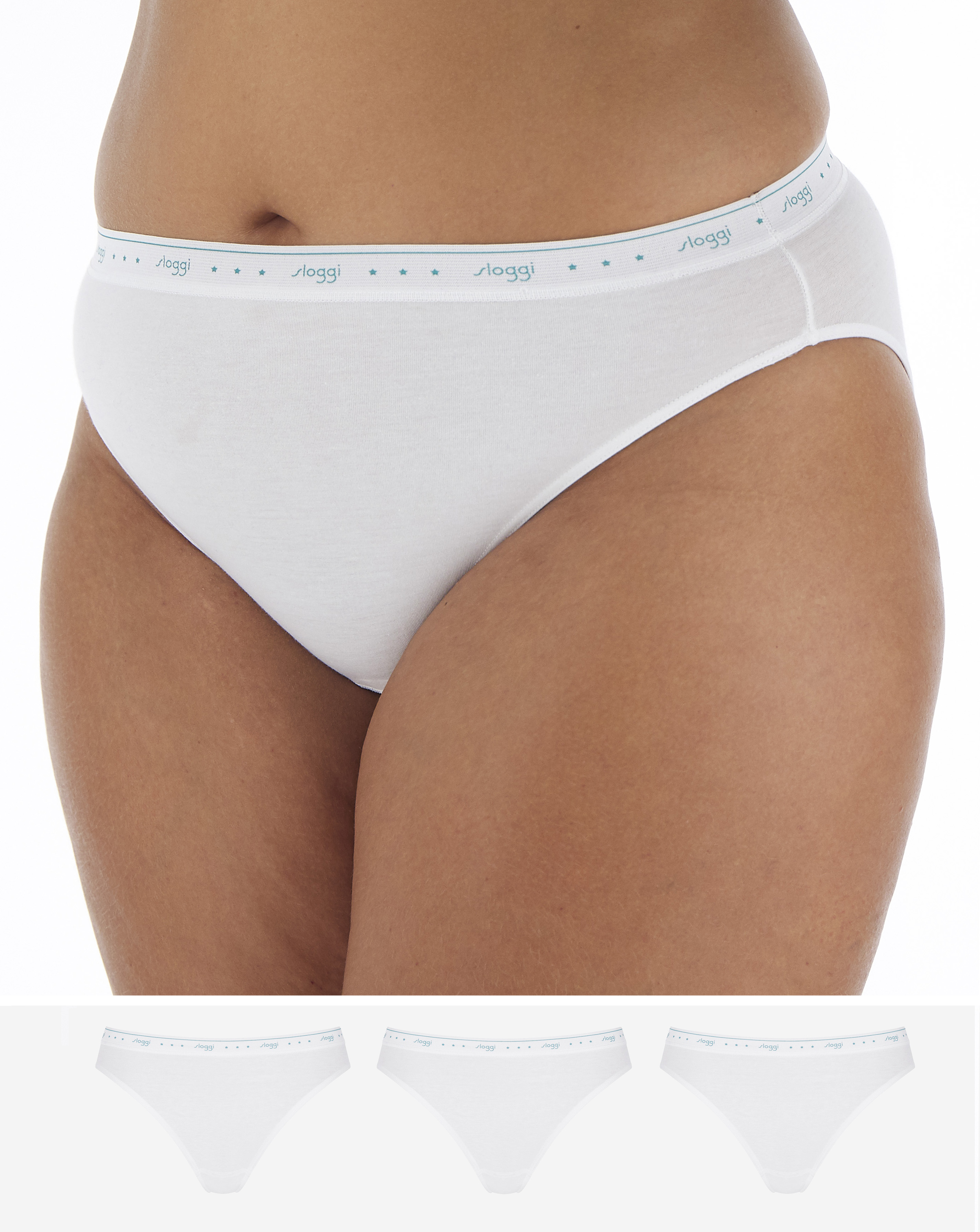 Sloggi 3 Pack 24/7 Cotton Tai Briefs