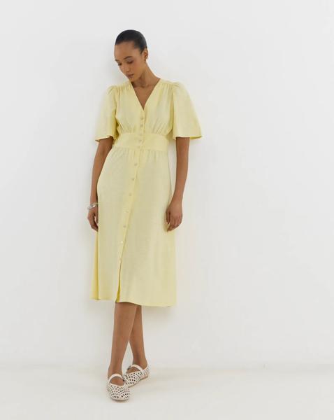JDY Nora Half Sleeve Woven Midi Dress