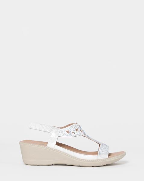 Cushion Walk Embellished Wedges EEE Fit