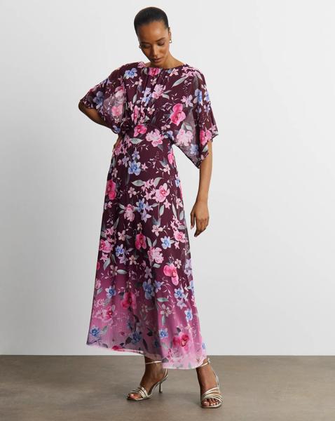Joanna Hope Printed Crinkle Dress