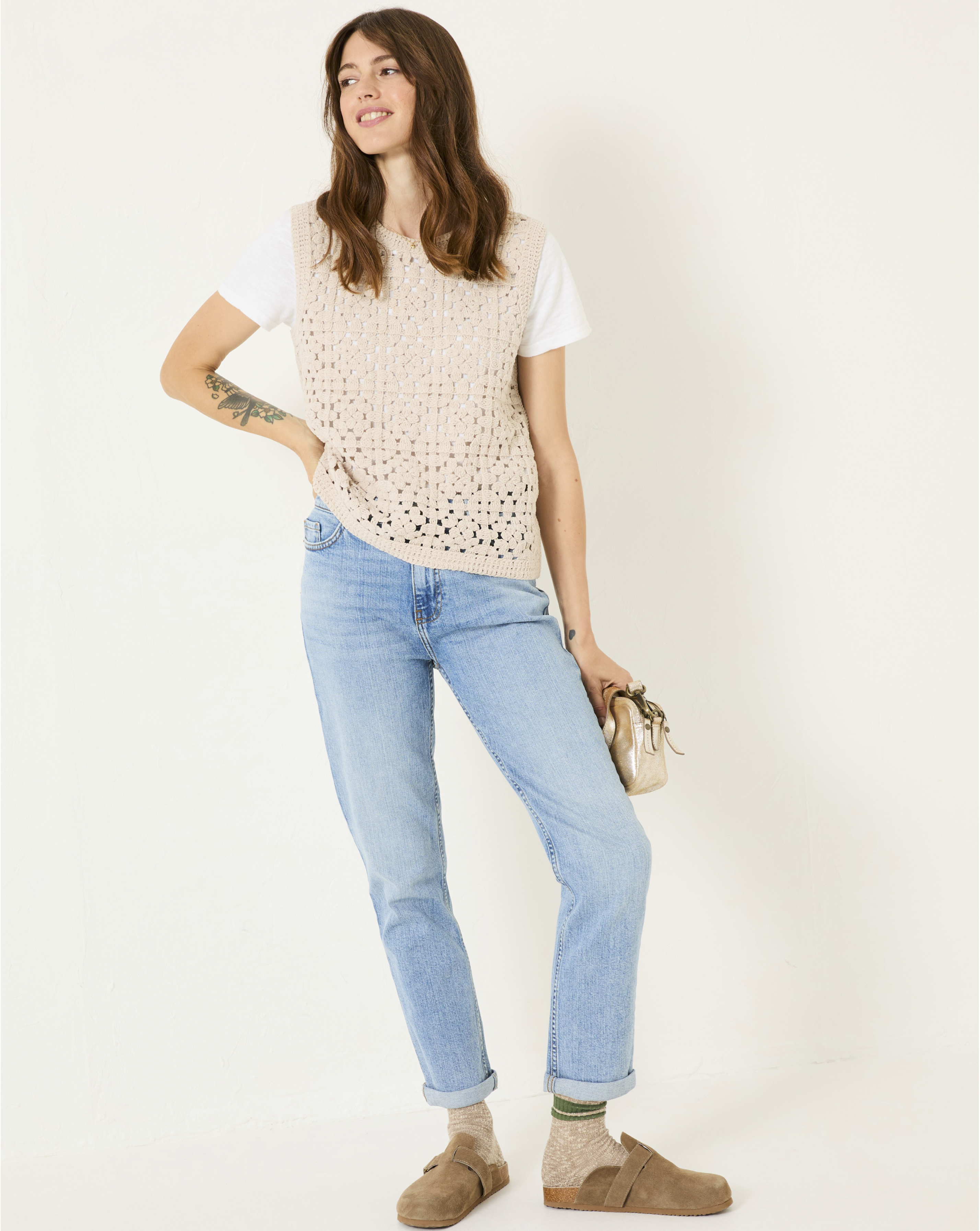 FatFace Finch Crochet Tank
